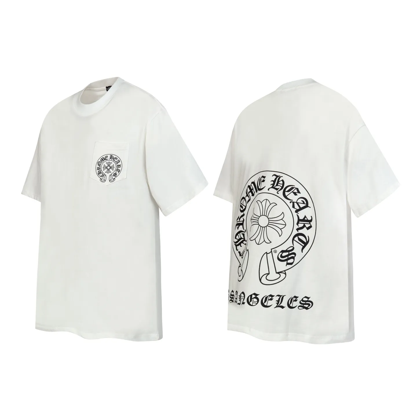 P150 -Chrome Hearts/Chrome Hearts basic Sanskrit letter printed short-sleeved T-shirt -High weight, high density and high quality. The wool is soft, delicate and skin-friendly. It feels soft and silky. It has excellent warmth and skin-friendly properties. -Customized weaving and dyeing, no color difference, regardless of fabric or workmanship details. Rolled over the ordinary version on the market -Colour: black white -Size: S M L XL